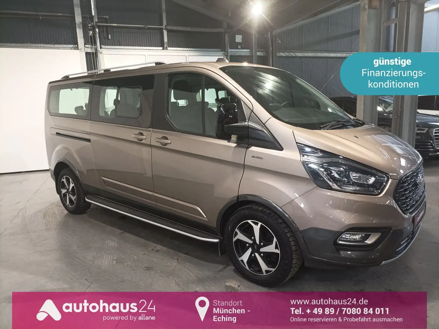 Ford Tourneo Custom 2.0 TDCi 320 L1 Active|AHK|ACC Argento - 1
