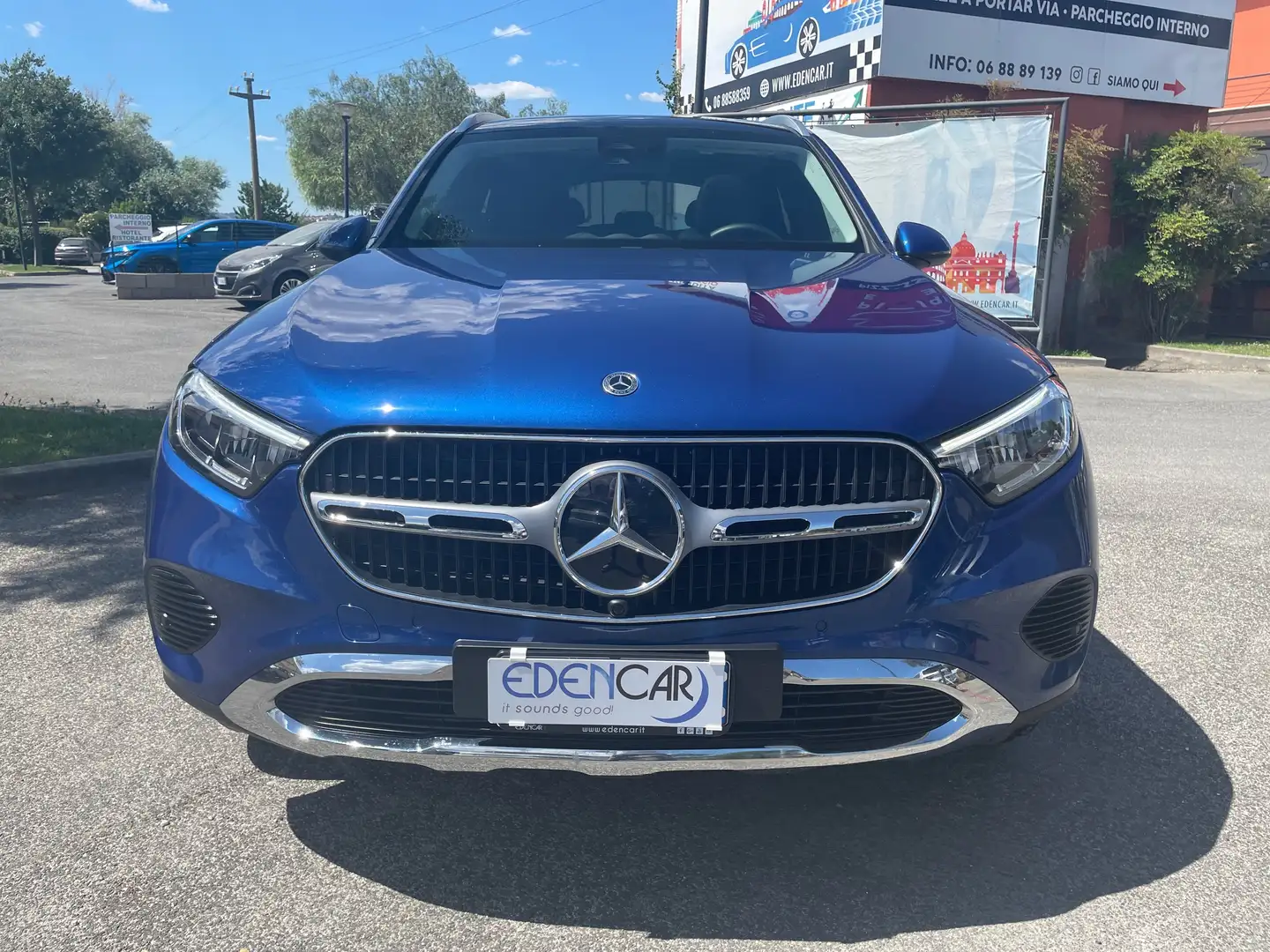 Mercedes-Benz GLC 220 d Advanced Plus 4matic auto Tetto Pelle Blu/Azzurro - 2