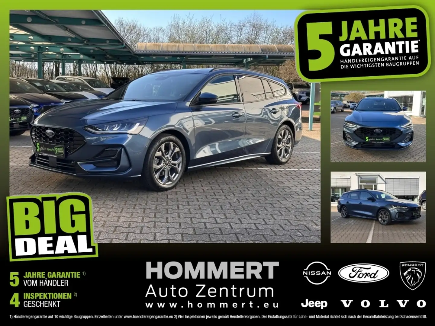 Ford Focus Turnier 1.0 EcoBoost ST-Line *ACC*beh.Lenk Blau - 1