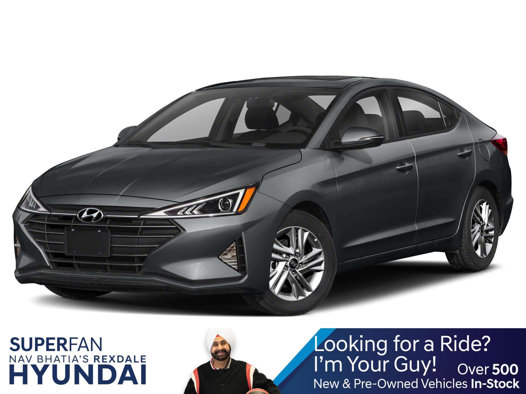 Gray 2020 Hyundai Elantra Sedan All-Wheel Drive Automatic