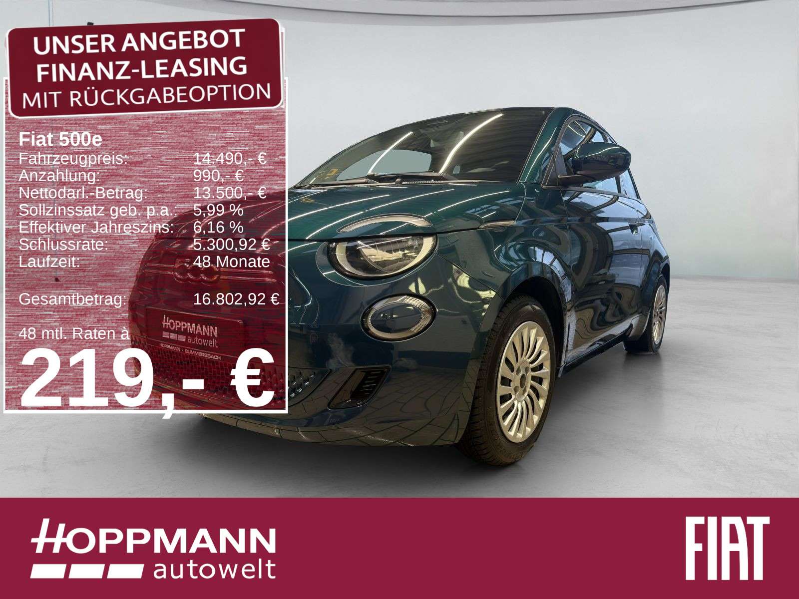 Second hand Fiat 500e 