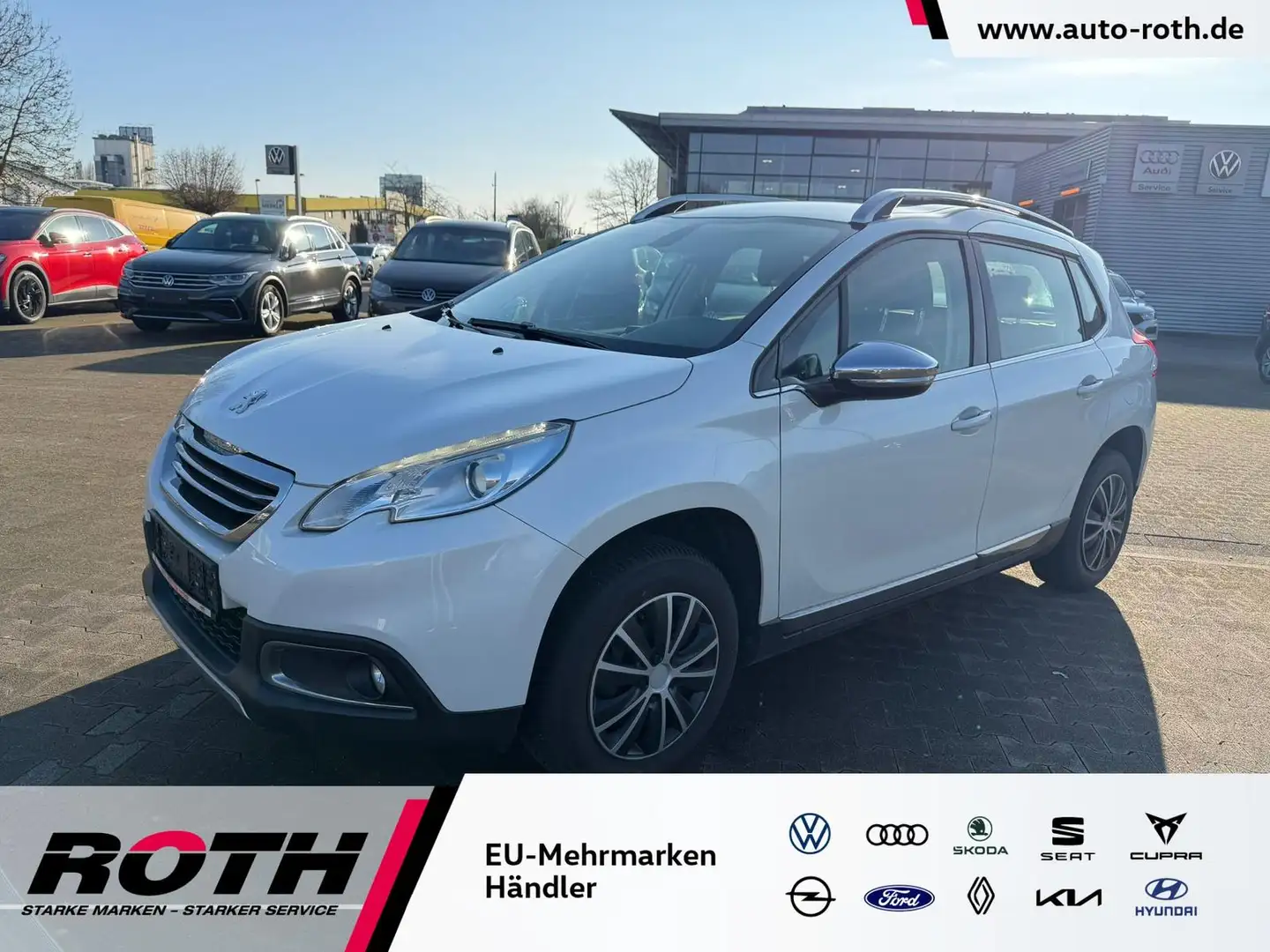 Peugeot 2008 1.6 VTI 120 Allure Shz*Klima*TÜV Blanc - 1