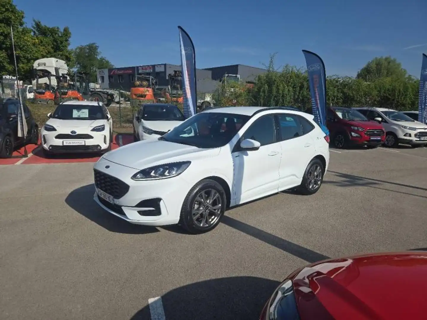 Ford Kuga 2.5 Duratec 190ch FHEV E85 ST-Line BVA Blanc - 1