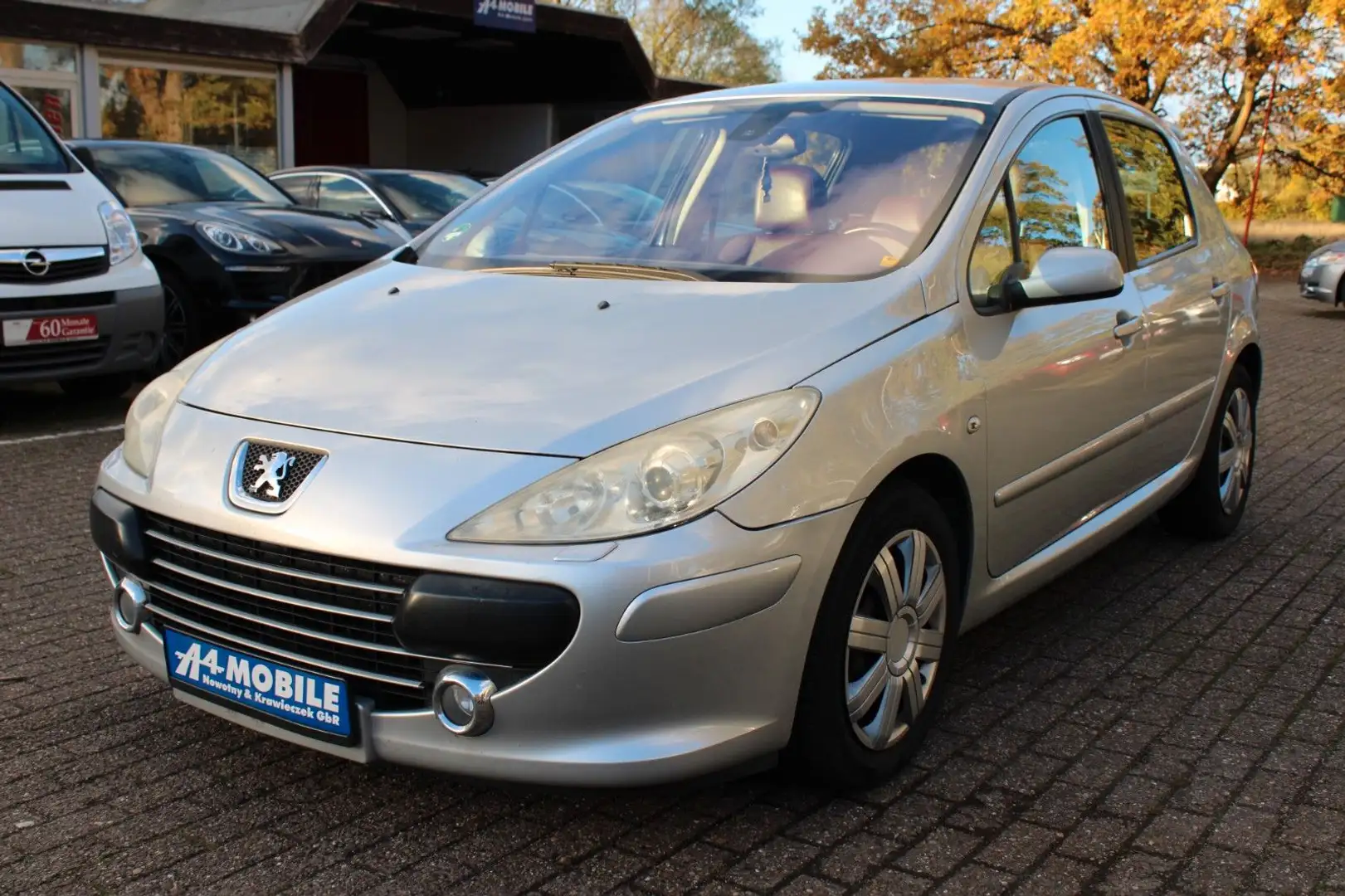 Peugeot 307 Platinum Leder SHZ Tempomat HU 03.27 Argent - 1