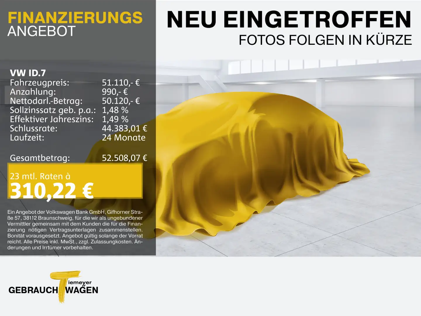 Volkswagen ID.7 Tourer PRO S LM20 KLIMASITZE H/K 360 Schwarz - 1