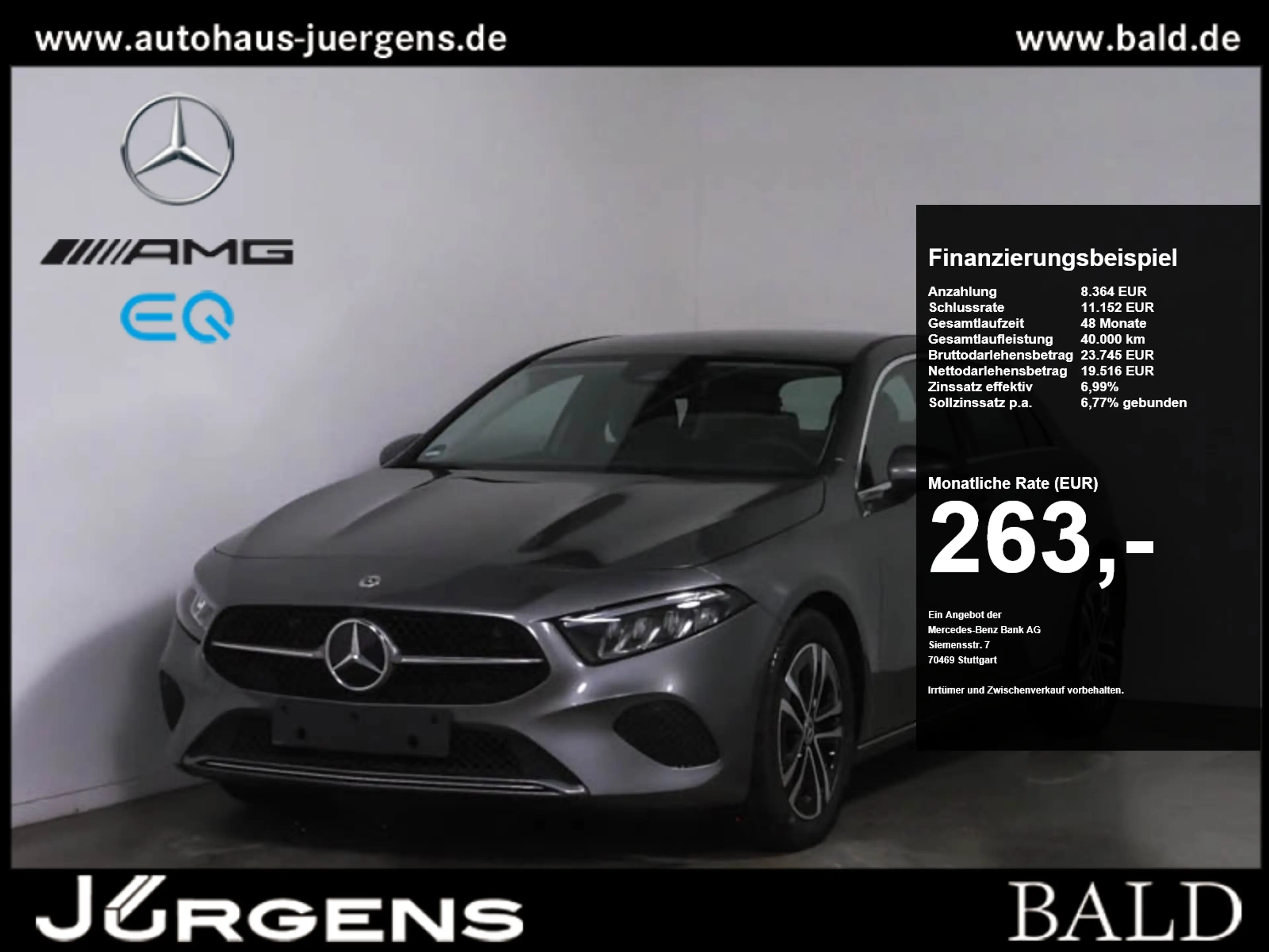 Mercedes-Benz A 180 Progressive/LED/Cam/Stdhz/Fahrassist/Sound