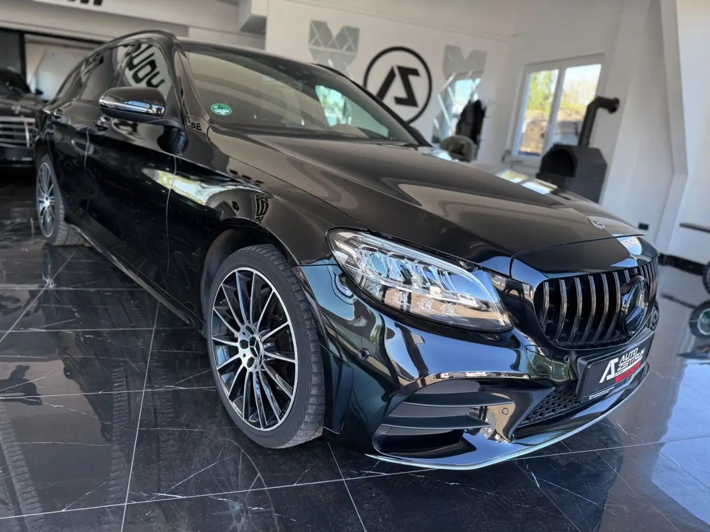 Mercedes-Benz C 200 d T AMG Line Spur Totw Kamera Leder Navi Schwarz - 1