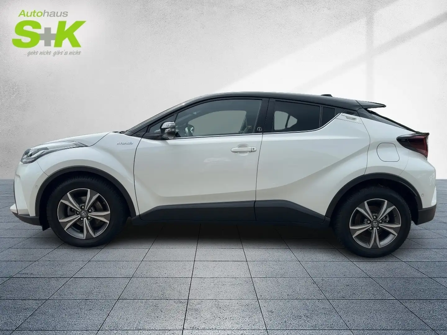 Toyota C-HR 1,8-l-Hybrid+++PDC+TEMPOMAT+SHZ+R-KAMERA+++ Weiß - 2
