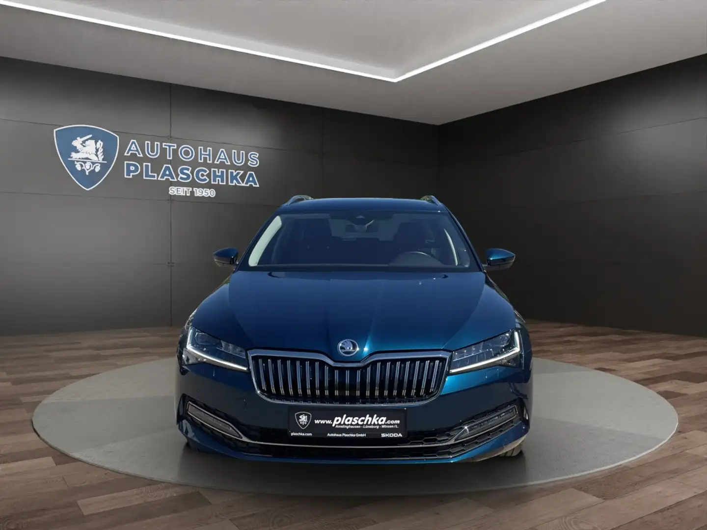 Skoda Superb C. 2.0 TDI DSG Style LED+NAVI+CANTON Klima Navi Blau - 2