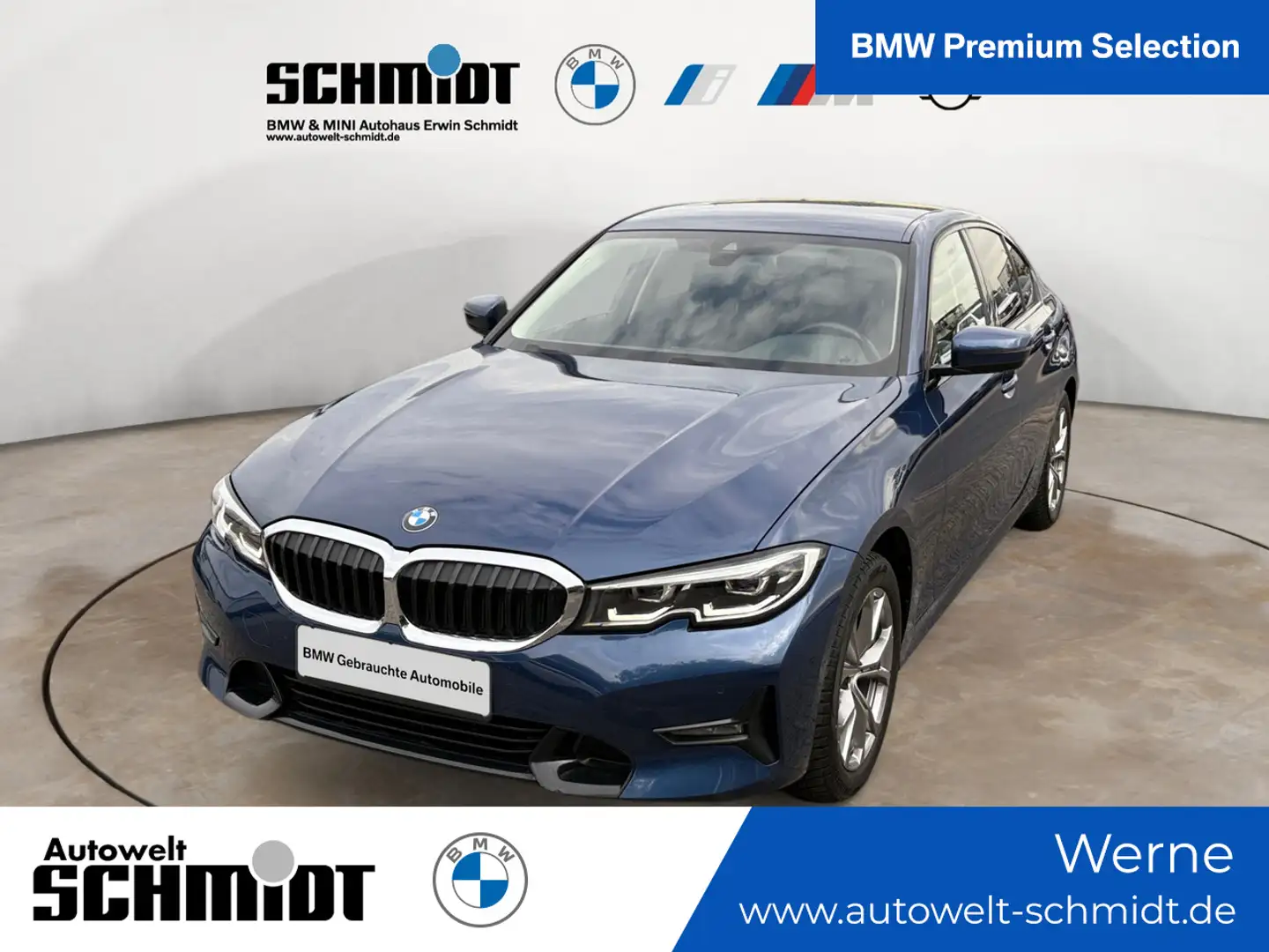 BMW 320 d xDrive Sport Line + 2Jahre-BPS.-GARANTIE Blau - 1