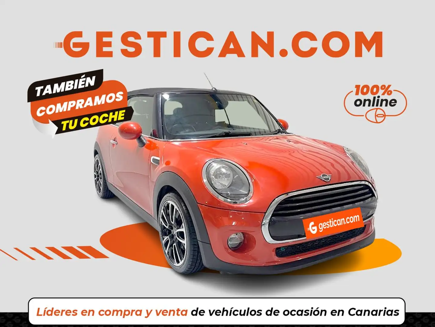 MINI Cooper Cabrio Aut. Naranja - 1