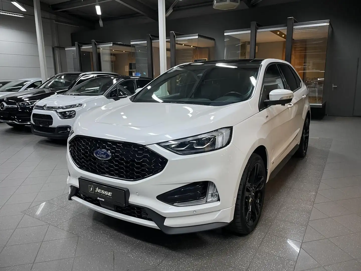 Ford Edge 2.0 EB ST-Line 4x4 S/S Matrix ACC Pano R.Cam Weiß - 1