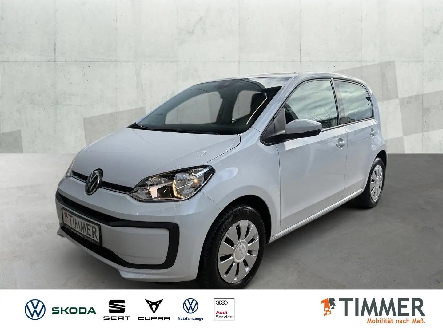 Volkswagen up! 1.0 MOVE *4-TÜR *KLIMA *BLUETOOTH * Blanco - 1
