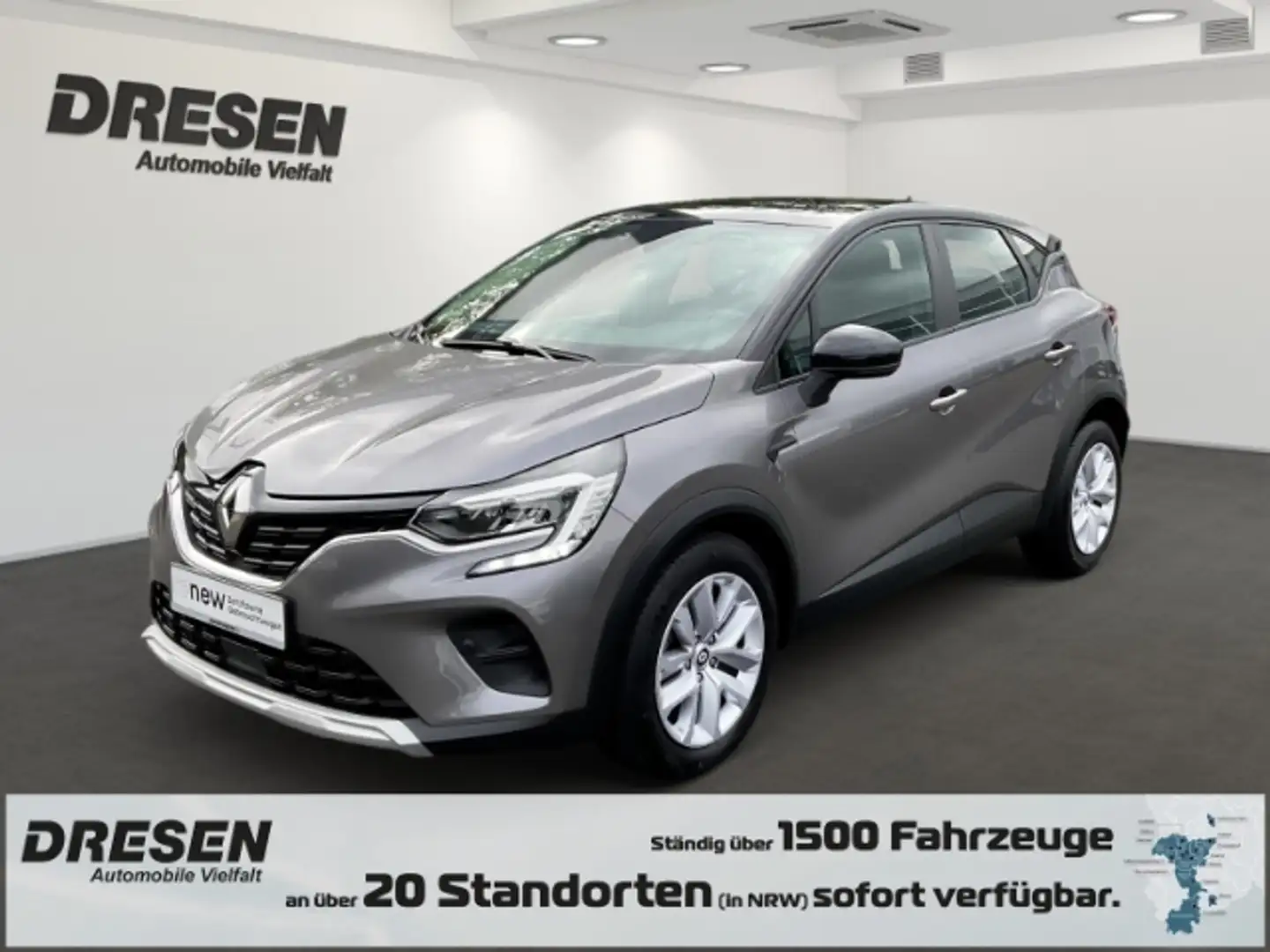 Renault Captur 1.0 TCe 90 ALLWETTERREIFEN NAVIGATIONSSYSTEM RÜCKF Grau - 1