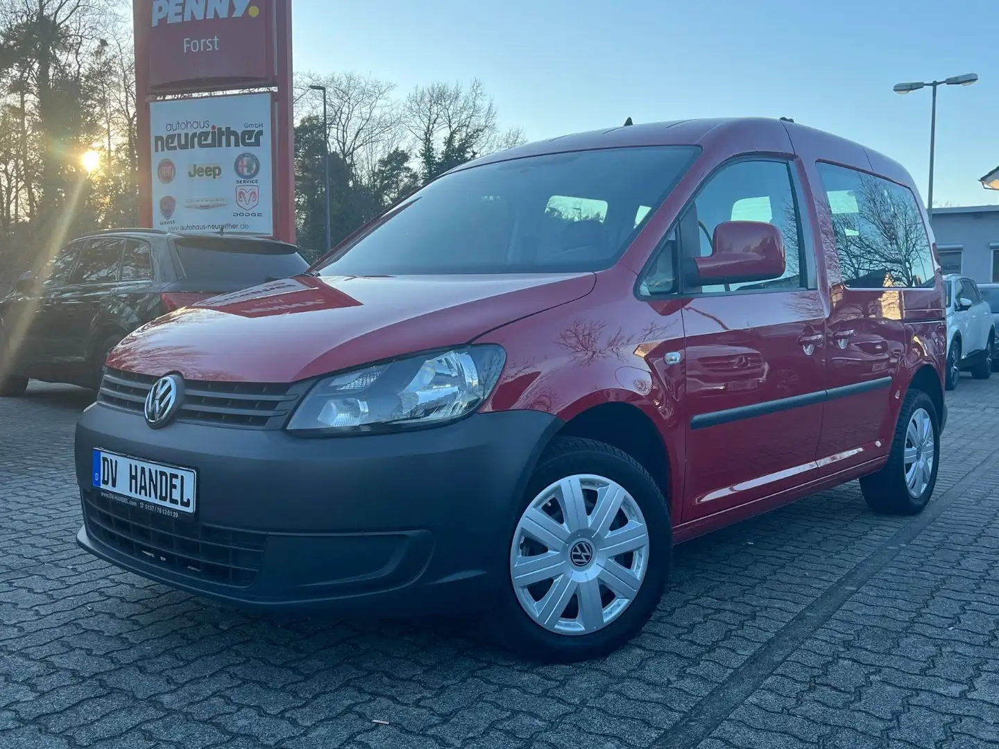 Volkswagen Caddy Trendline *7Sitzer/DSG/Start-StoppAutom.* Rot - 2
