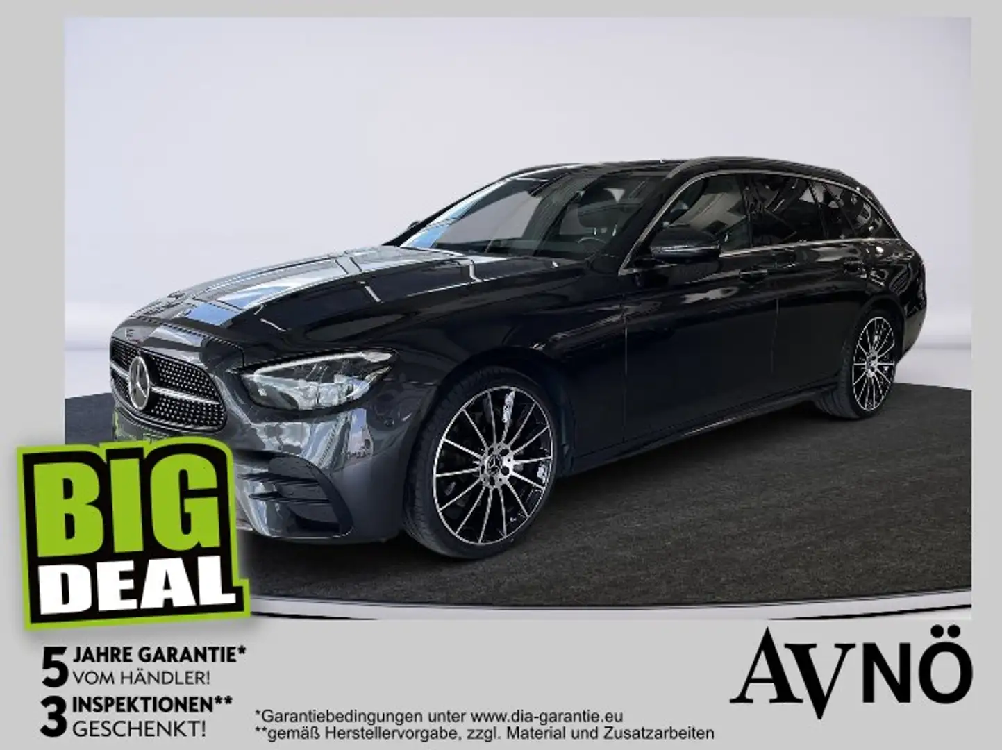 Mercedes-Benz E 220 d 4MATIC T-Modell Navi AHK Pano Keyless Grau - 1