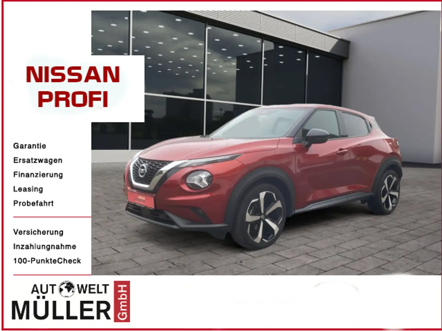 Nissan Juke JUKE DIG-T 117 7DCT 117 PS TEKNA NC Bose NAVI KL Rouge - 1
