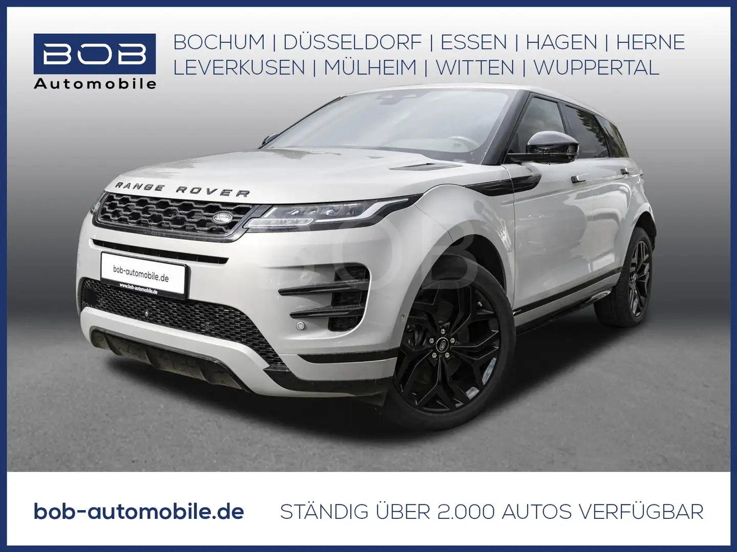 Land Rover Range Rover Evoque D165 R-Dynamic Black Pack LED Plateado - 1