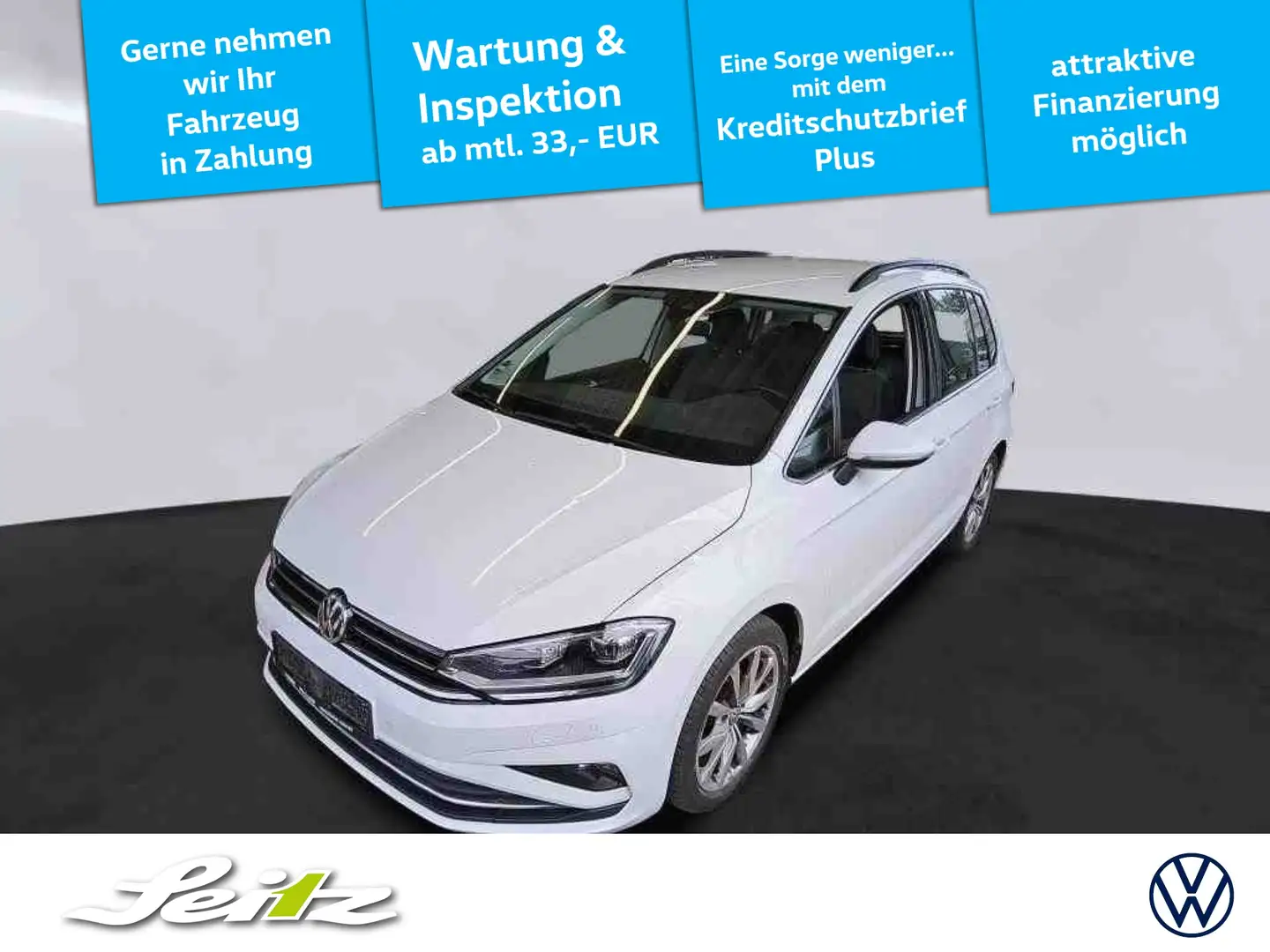 Volkswagen Golf Sportsvan VII 2.0 TDI Highline *LED*KAMERA*NAVI*SITZH* Weiß - 1