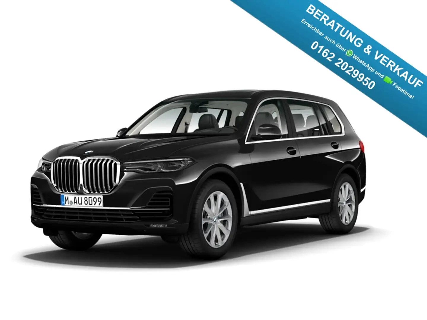 BMW X7 xDrive 40d HUD Luftfederung Niveau StandHZG AHK-kl Schwarz - 1