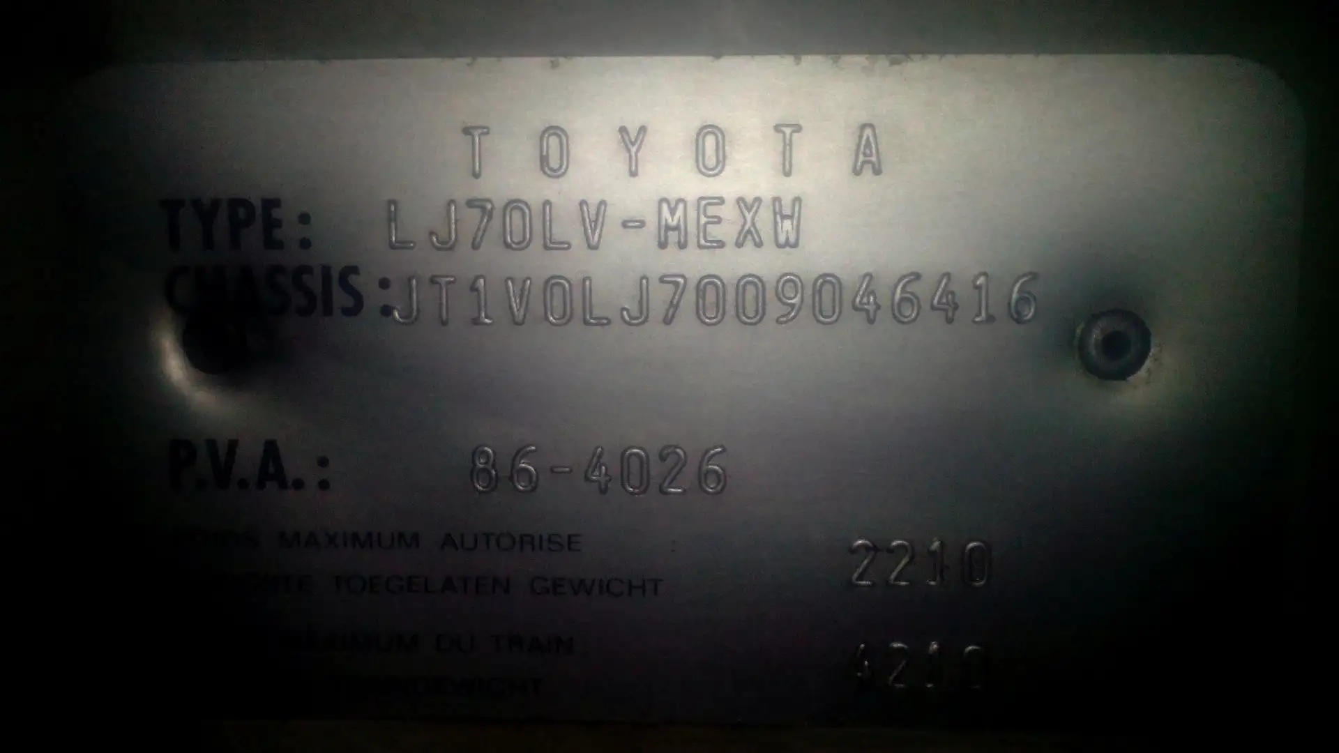 Toyota Land Cruiser LJ70LV-MEXW Albastru - 2