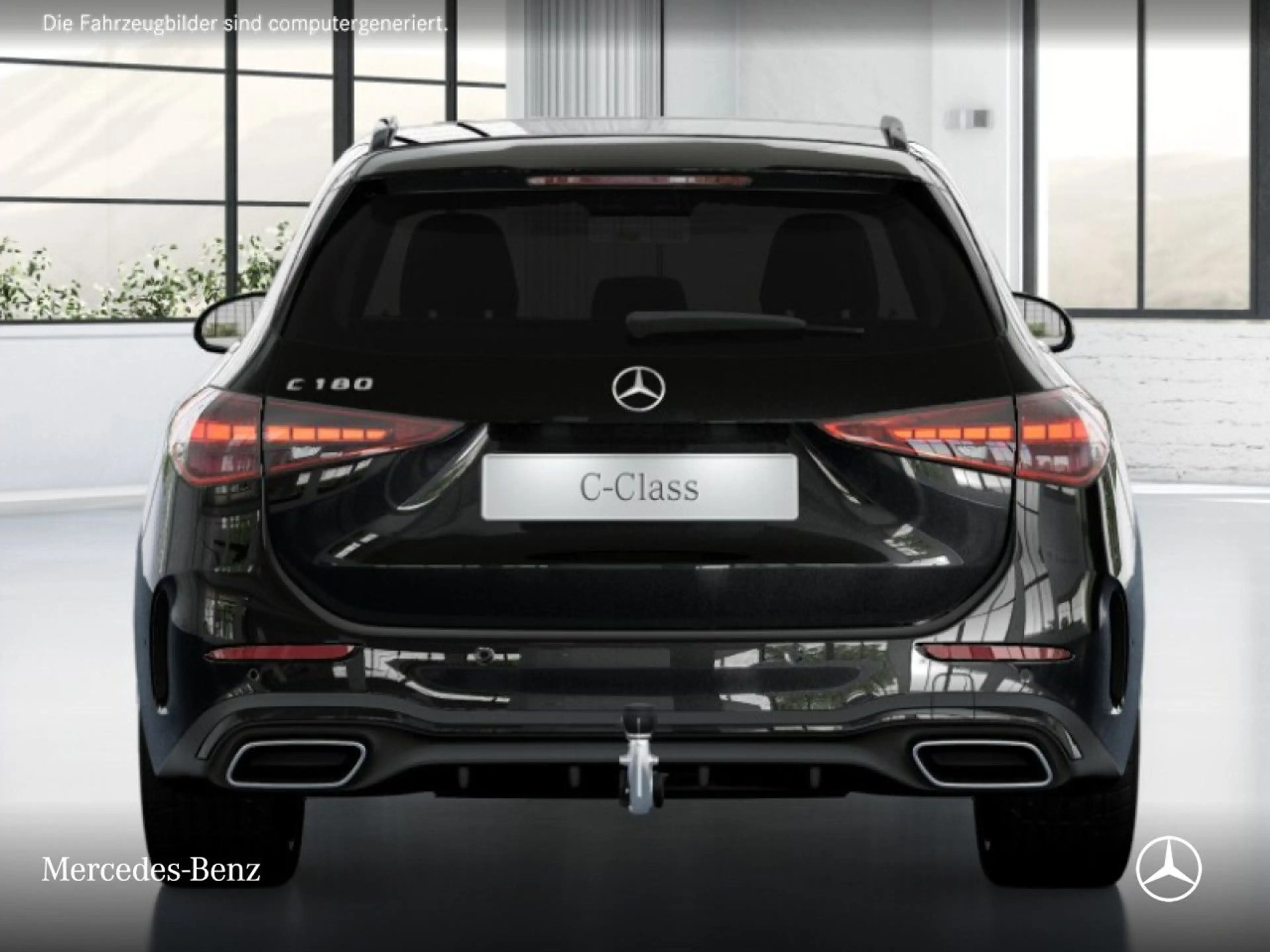 Mercedes-Benz C 180 T AMG+NIGHT+360+AHK+LED+19"+TOTW+KEYLESS+9G — photo 7
