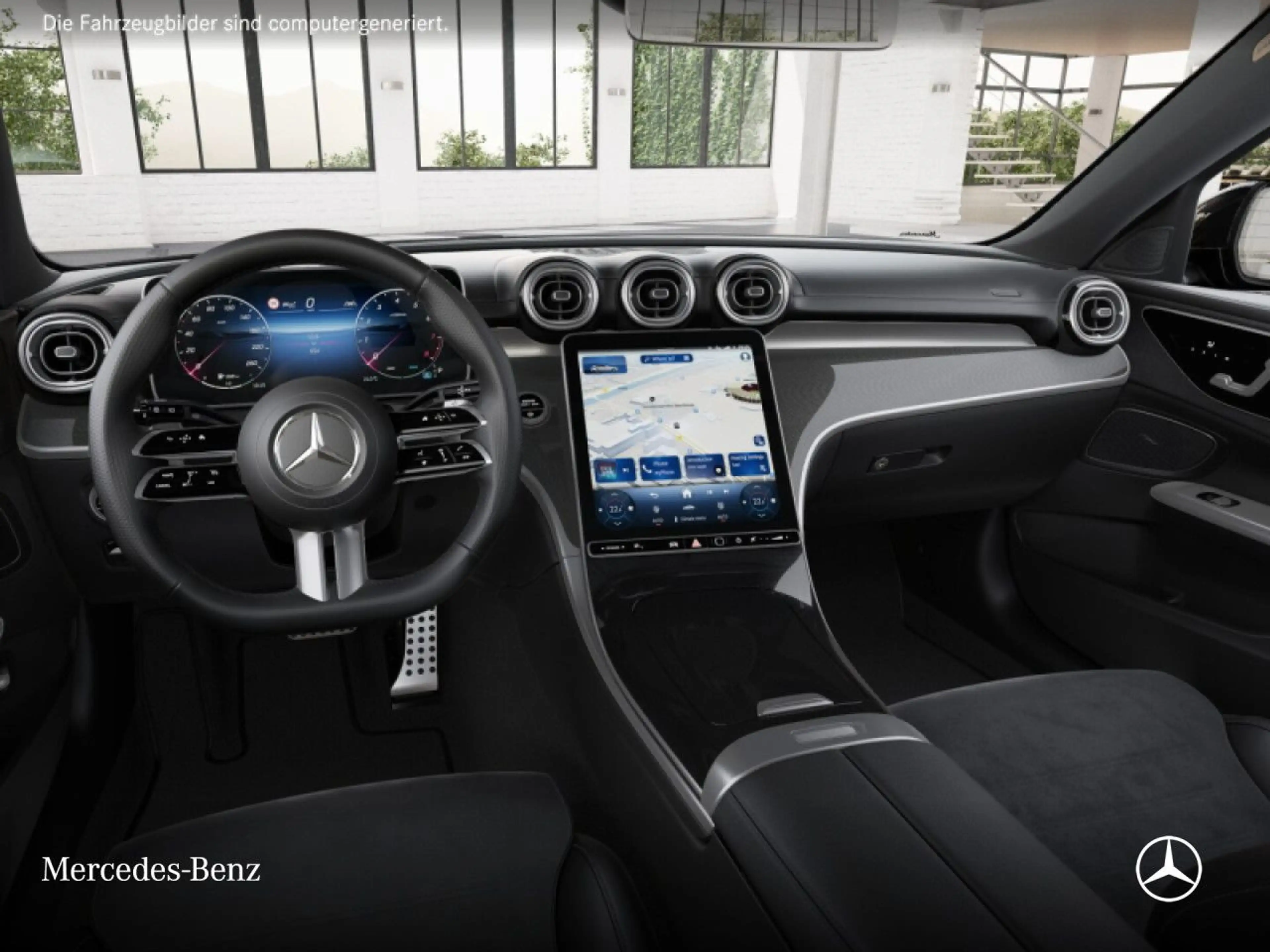 Mercedes-Benz C 180 T AMG+NIGHT+360+AHK+LED+19"+TOTW+KEYLESS+9G — photo 9