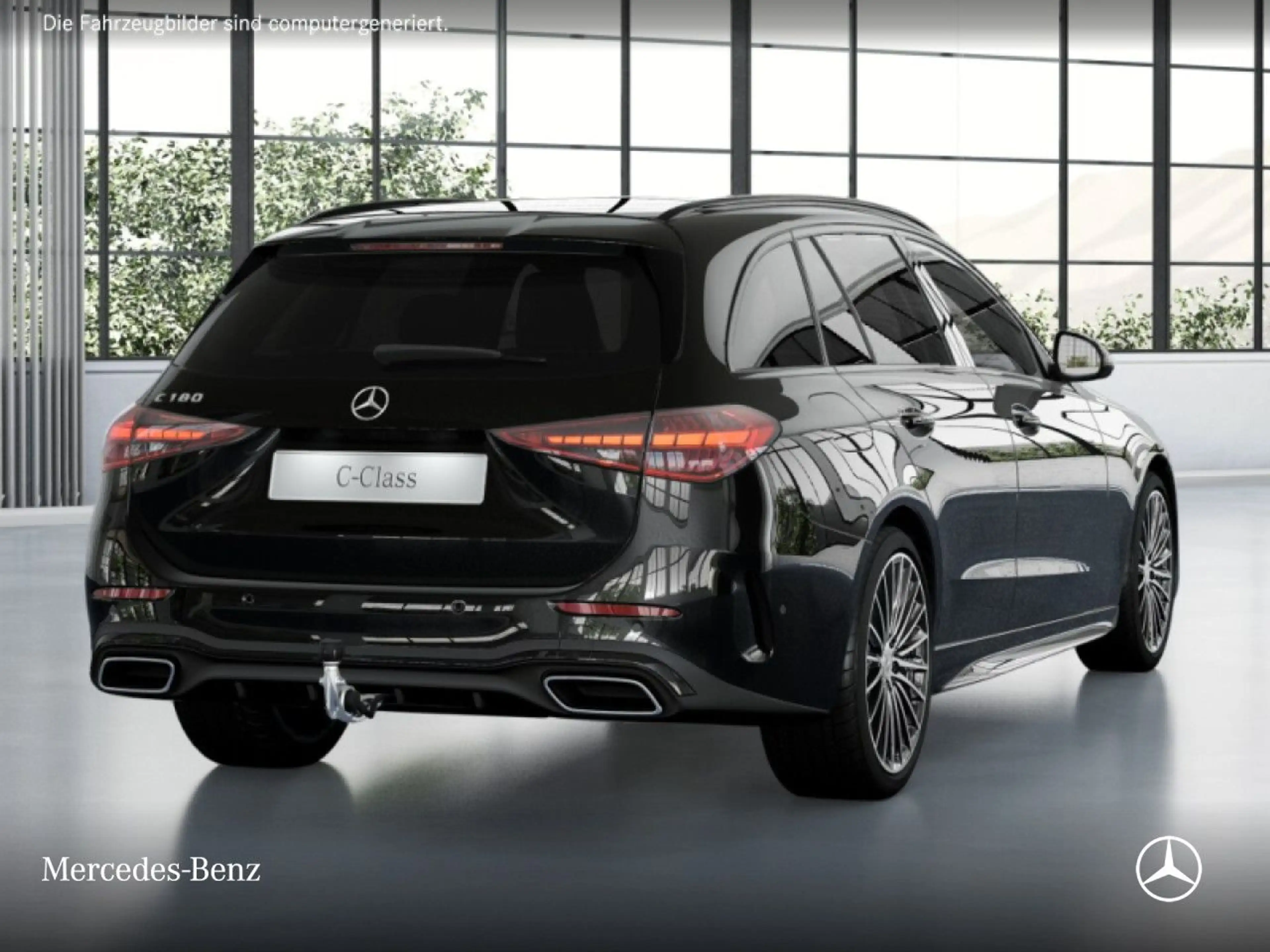 Mercedes-Benz C 180 T AMG+NIGHT+360+AHK+LED+19"+TOTW+KEYLESS+9G — photo 4