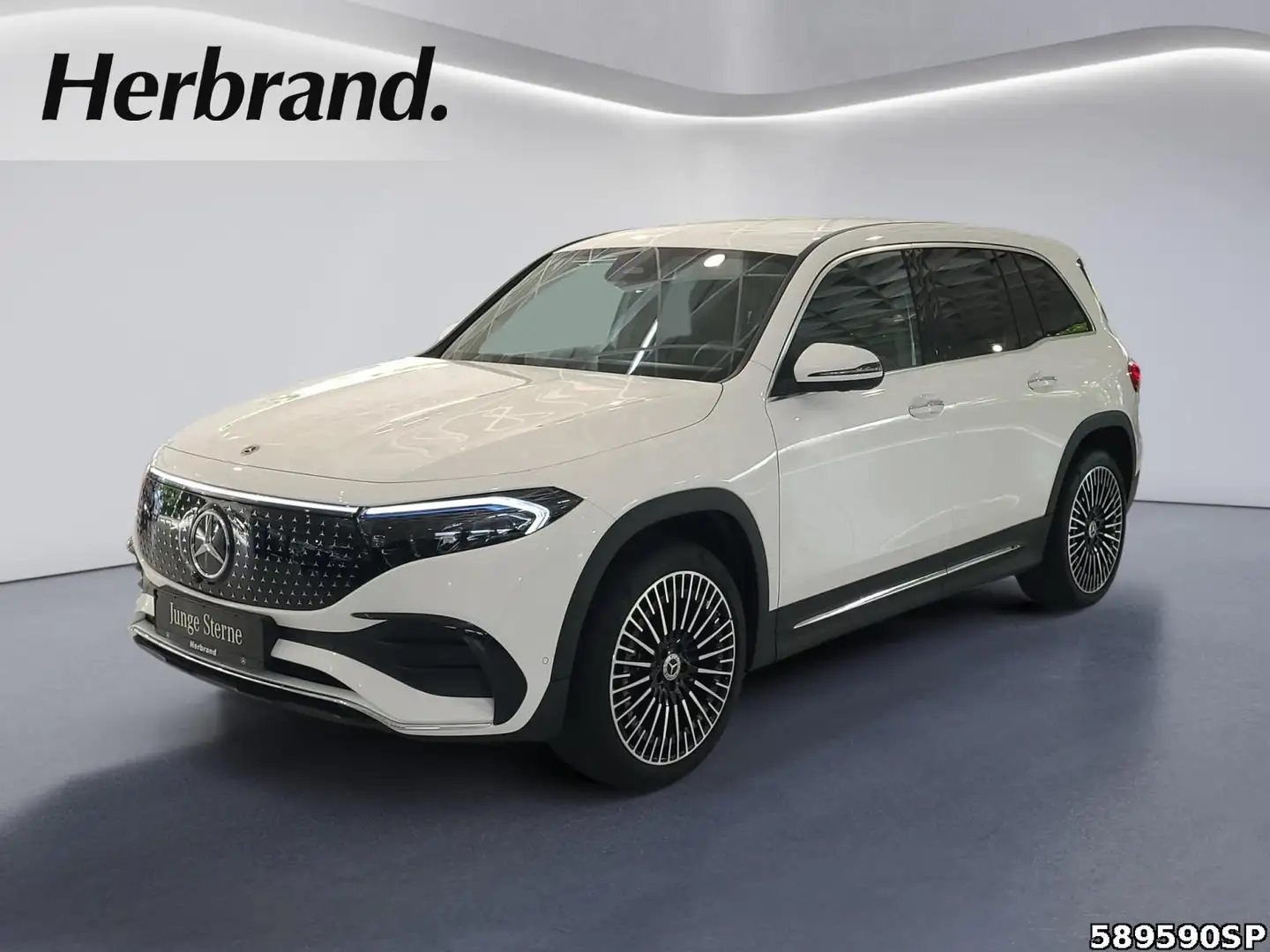 Mercedes-Benz EQB 350 4M AMG  AHK. Memory. 360°Cam Lenkradhzg. Weiß - 1