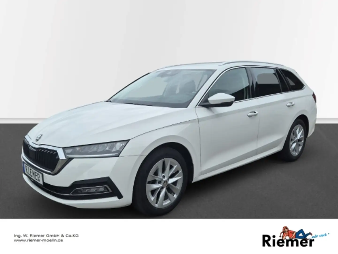 Skoda Octavia Combi 2.0 TDI DSG Style AHK ACC Cam HUD Weiß - 1
