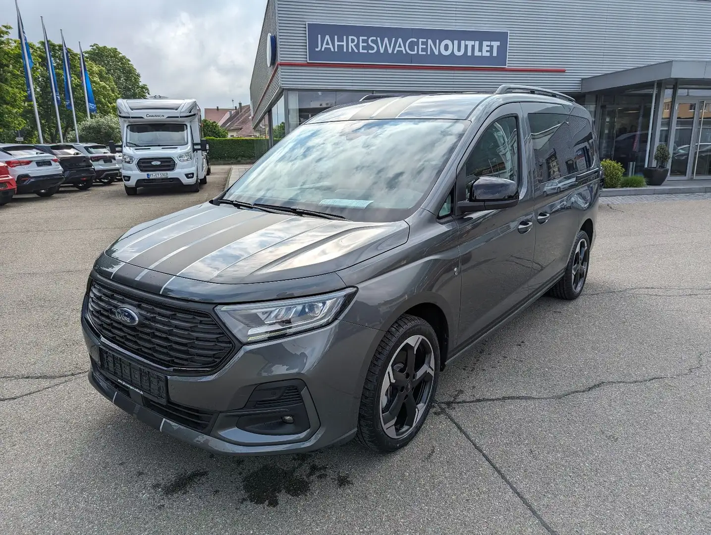 Ford Grand Tourneo Connect Sport 122PS #Allrad Gris - 2