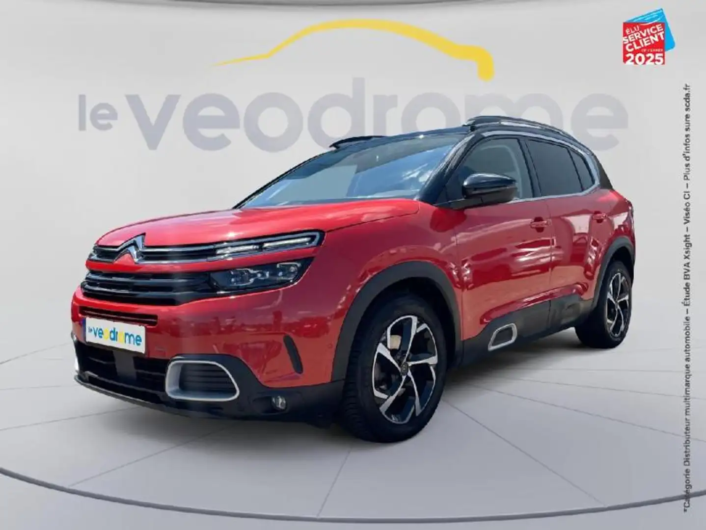 Citroen C5 Aircross BlueHDi 180ch S/S Shine EAT8 Sieges chauf/cuir Cam Rouge - 1
