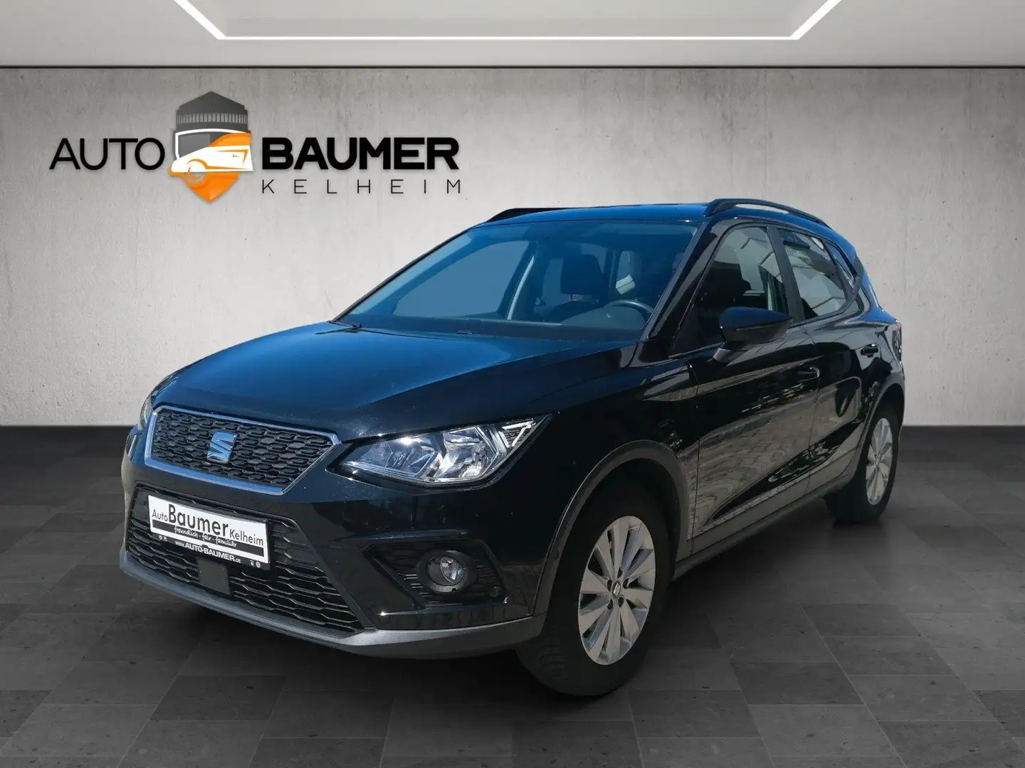 SEAT Arona 1.0 TGI Style KAM TOTW NAVI DAB Schwarz - 1
