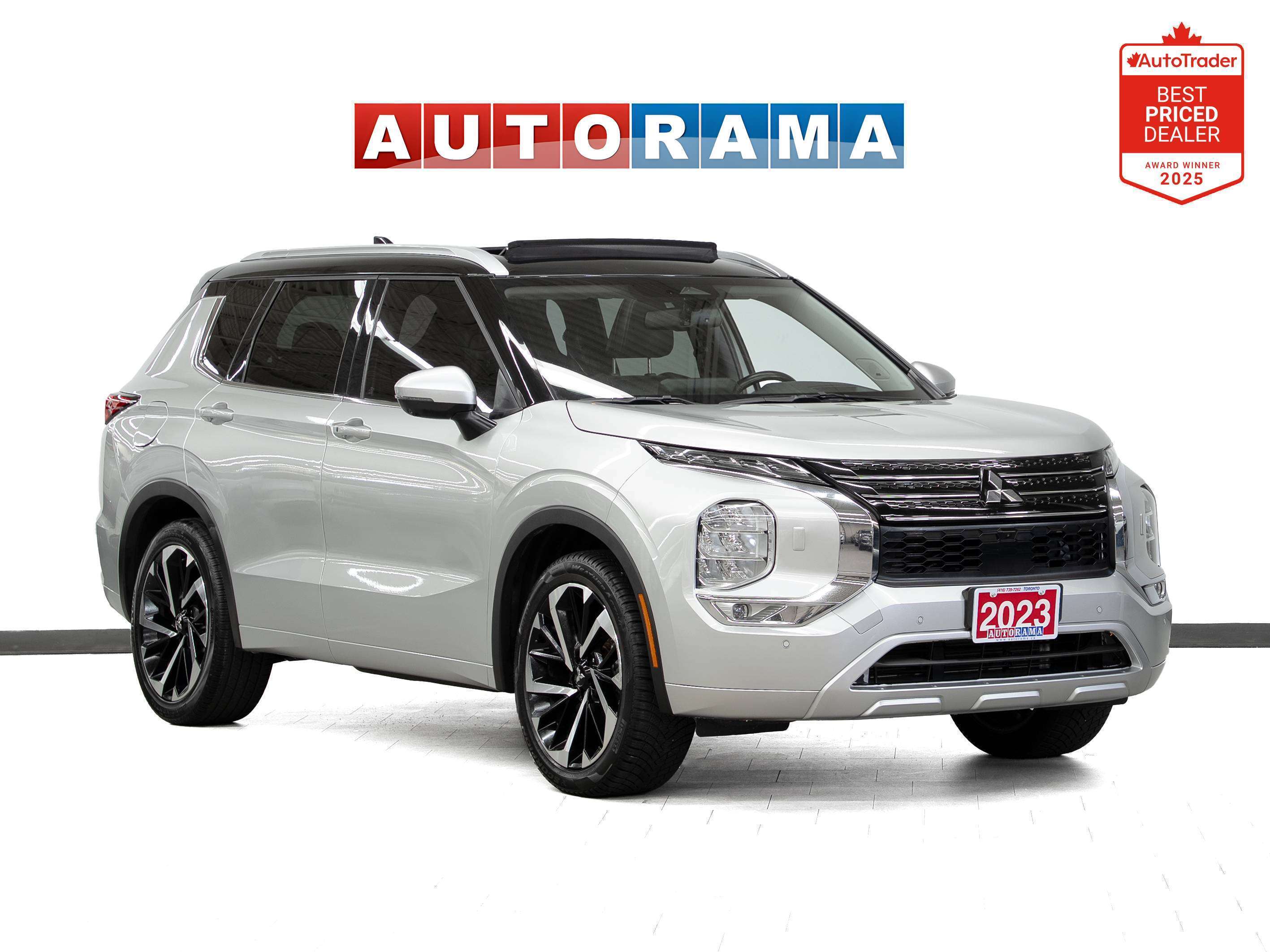 2023 Mitsubishi Outlander GT S-AWC | Nav | Leather | Sunroof | HUD | CarPlay