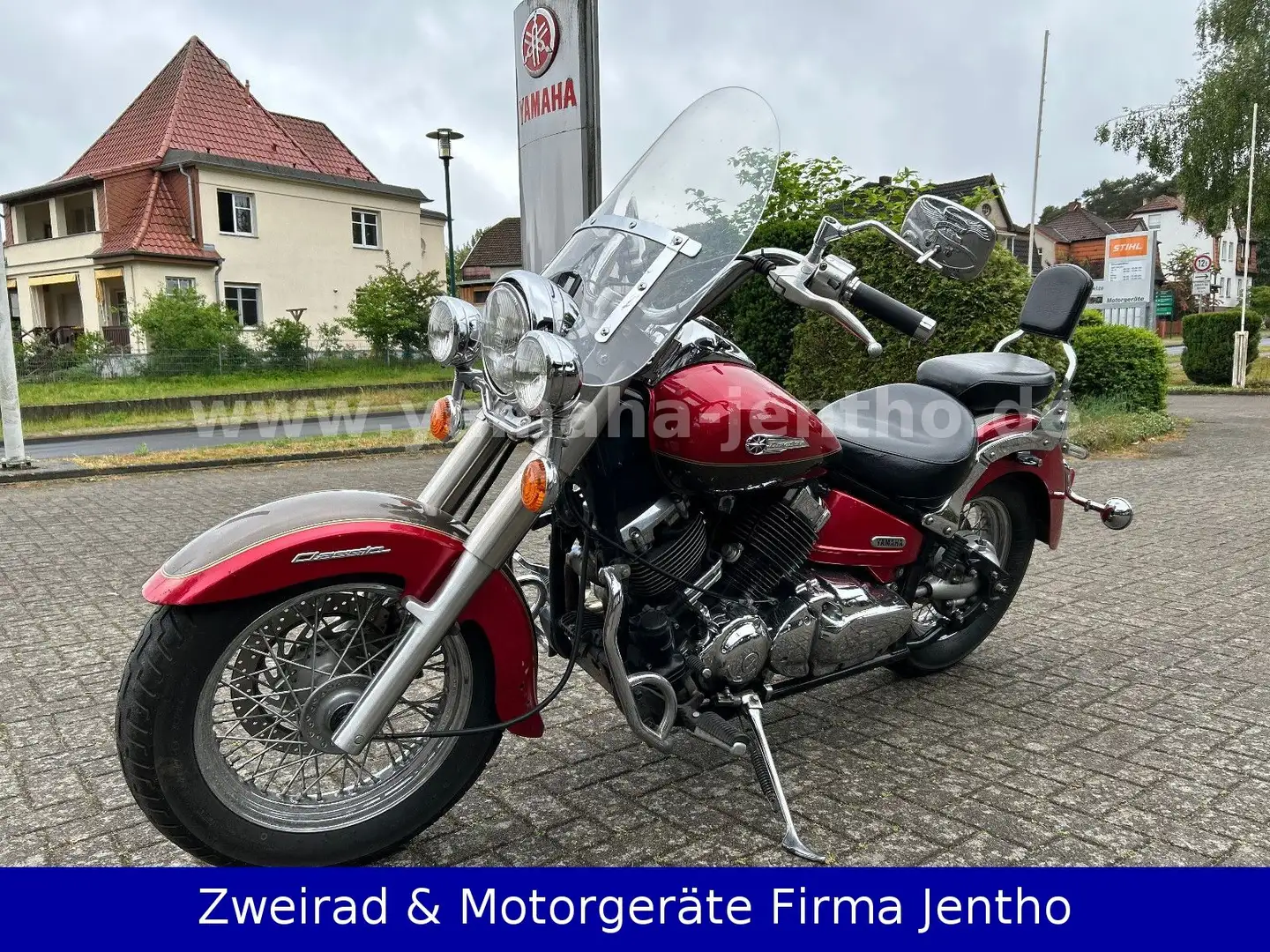 Yamaha XVS 650 DragStar Classic Rojo - 2