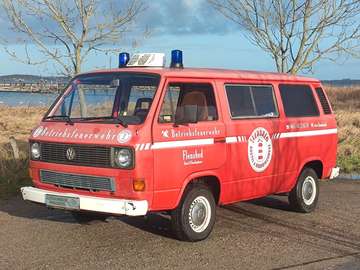 Feuerwehrwagen mit H Kennzeichen