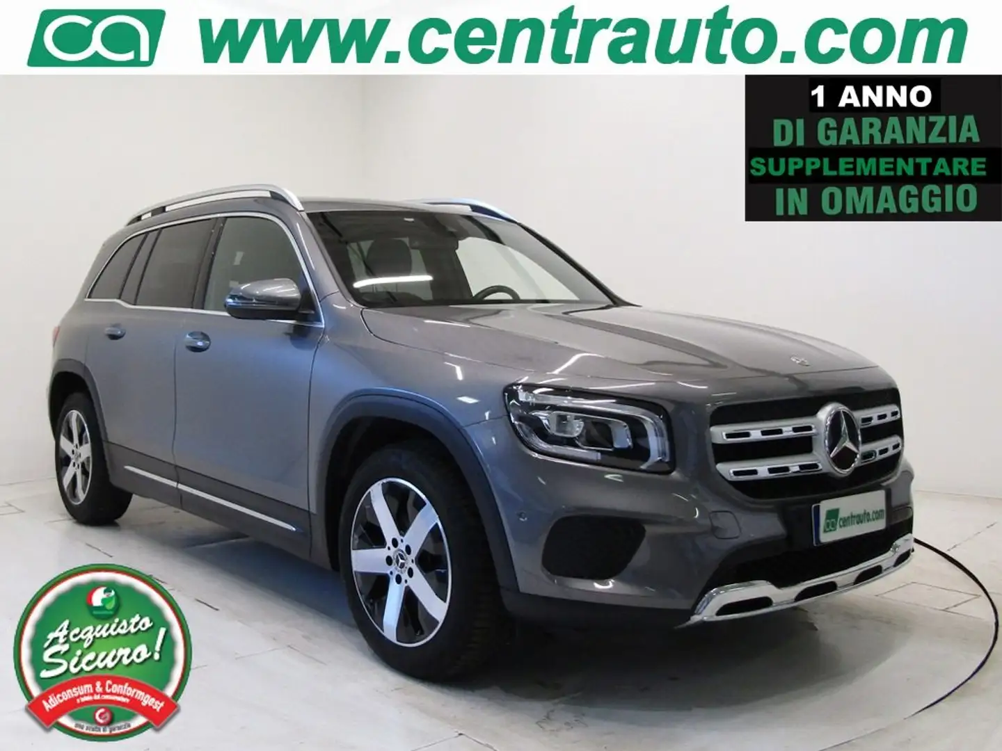 Mercedes-Benz GLB 200 d 2.0D Aut. 4Matic Sport * GANCIO TRAINO * Grau - 1