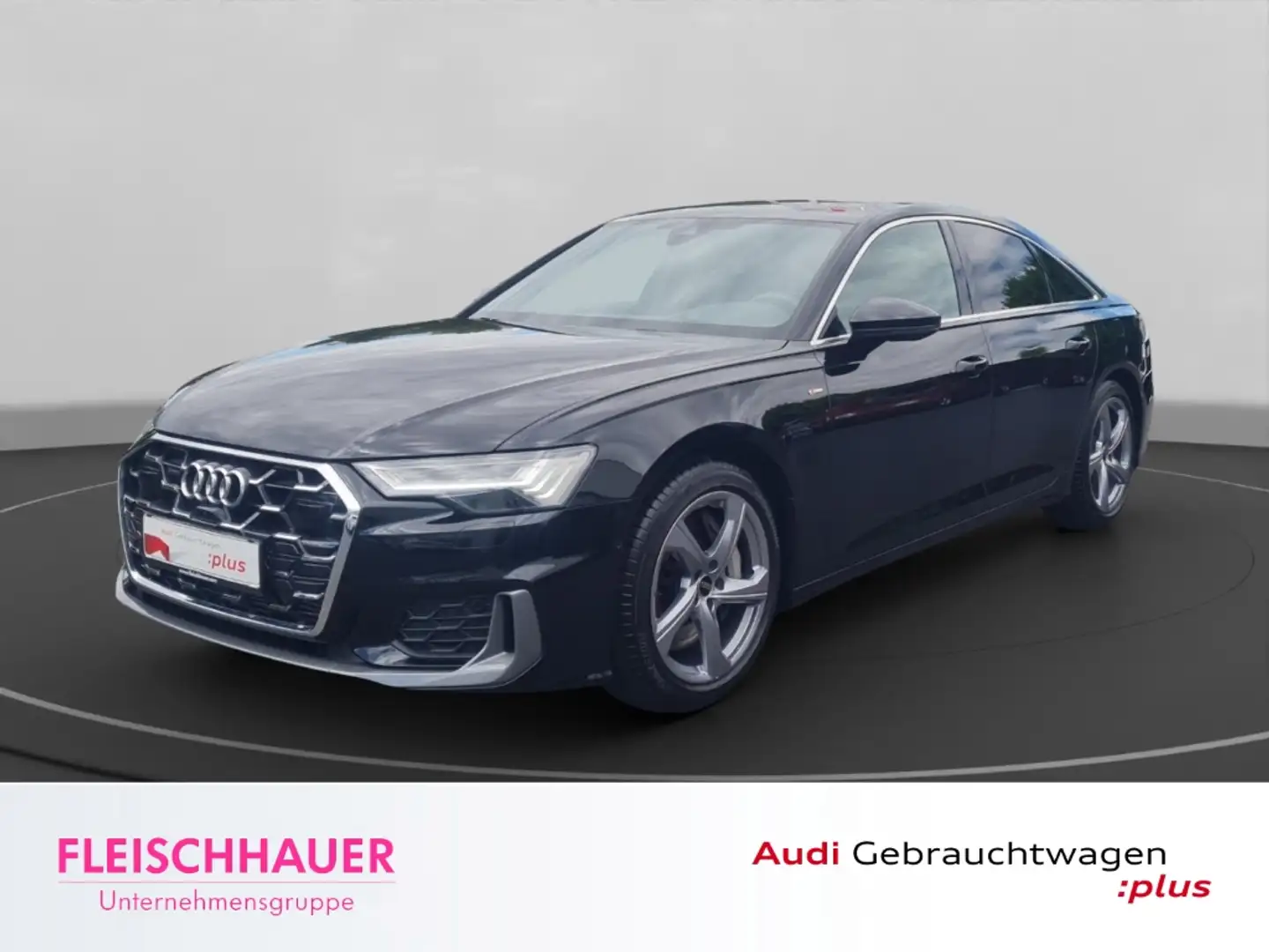 Audi A6 50 TFSI e quattro S line HD-Matrix+Leder+ACC+HeadU Schwarz - 1