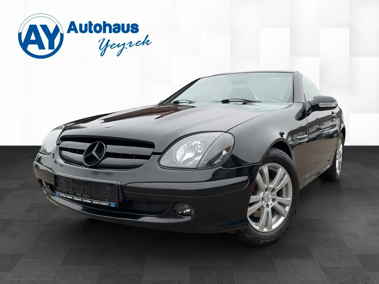 Mercedes-Benz SLK 200 200 Kompressor /Leder/Klima/SHZ/HU/AU neu !!!! Schwarz - 1