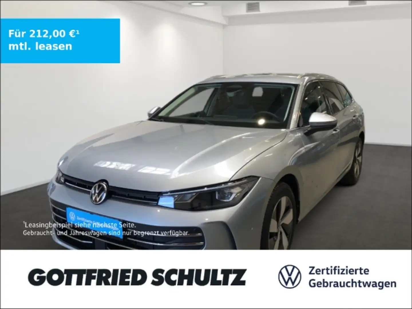 Volkswagen Passat Variant BUSINESS eTSI DSG AHK APP ACC LED EPH NAVI Silber - 1