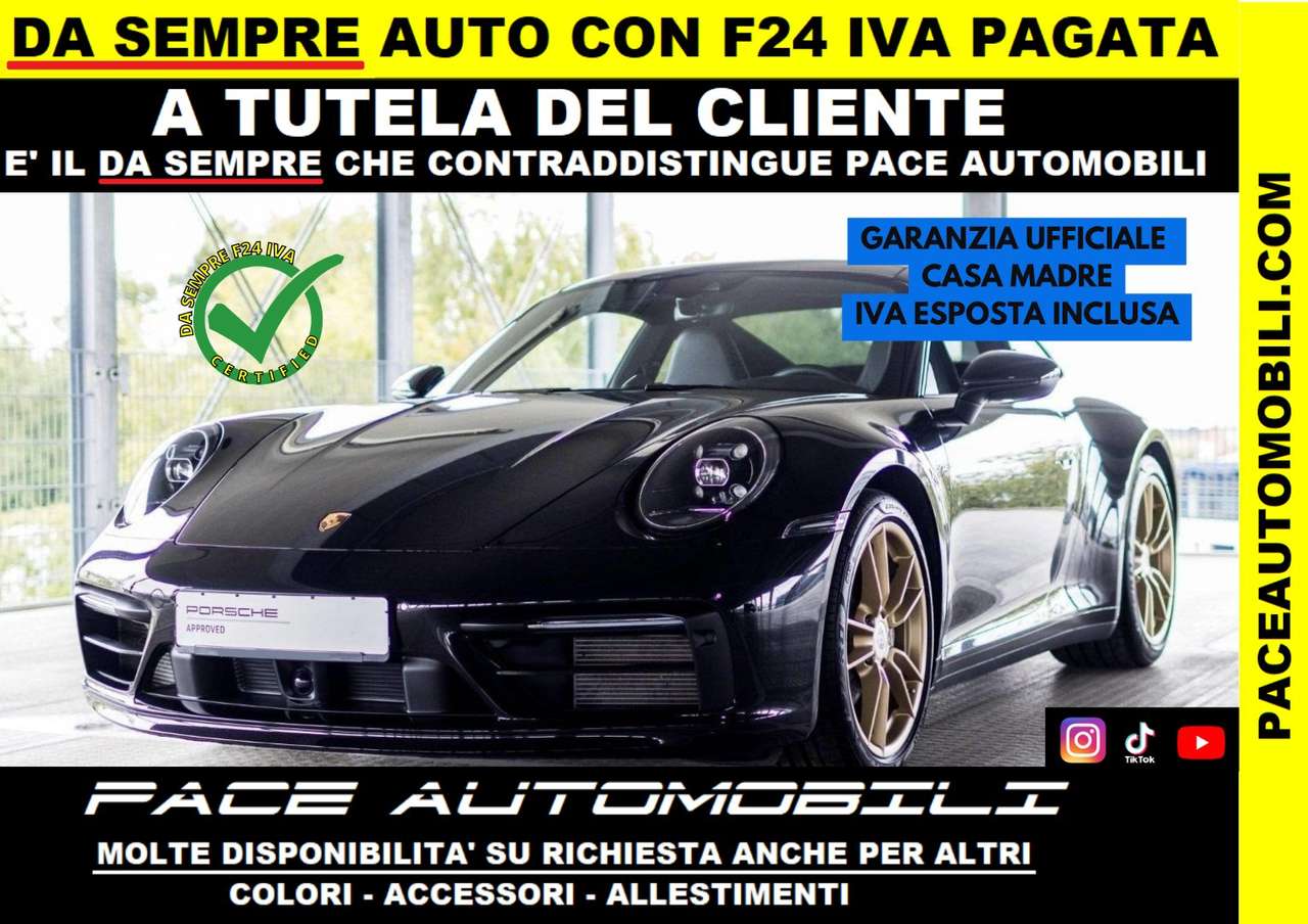 Porsche 992 992 911 TETTO PELLE COUPE PDC ACC PDLS BOSE