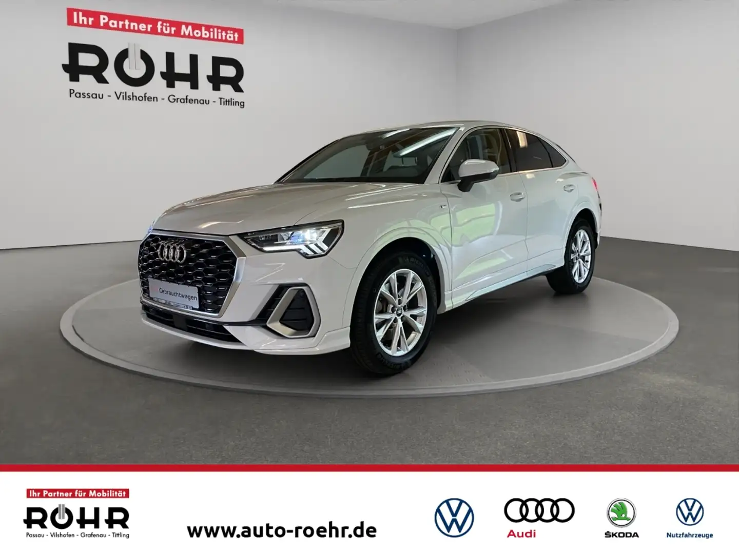Audi Q3 Sportback S line 40 TFSI quattro S tronic (Garanti Weiß - 1