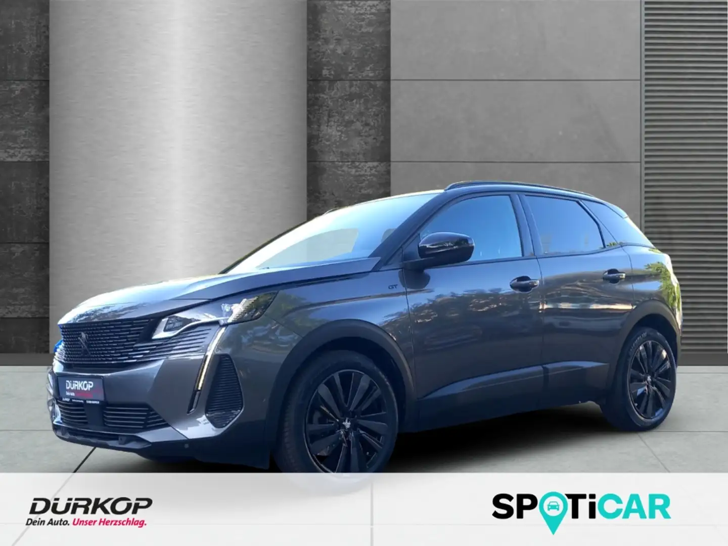 Peugeot 3008 GT 1.2PureTech AT8 Navi Full-LED Abstandstempomat Gris - 1