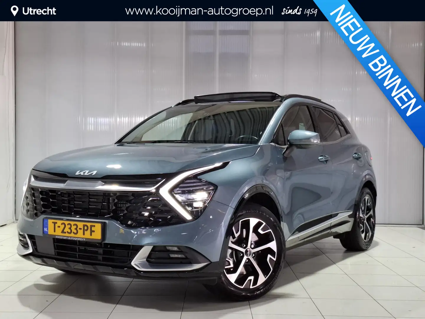 Kia Sportage 1.6 T-GDi Hybrid DynamicPlusLine Trekhaak, Dashcam Grijs - 1
