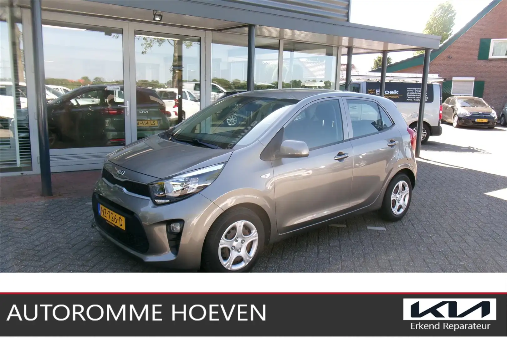 Kia Picanto 1.0 4-zits EconomyPlusLine 26.000km Org. Ned. Gris - 1