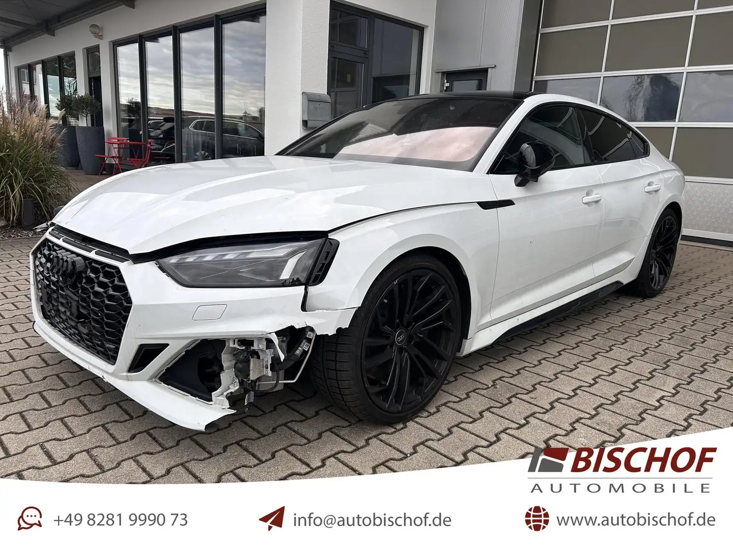 Audi RS5 2.9 TFSI qu. Unfall Pano Matrix Essential Blanc - 1
