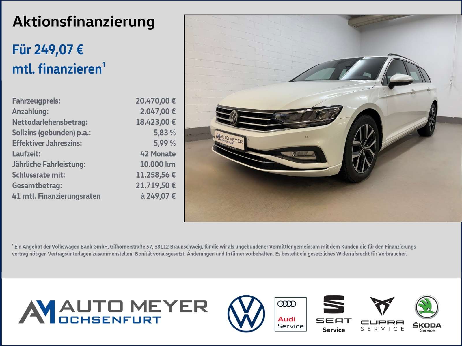Second hand Volkswagen Passat Variant 2.0