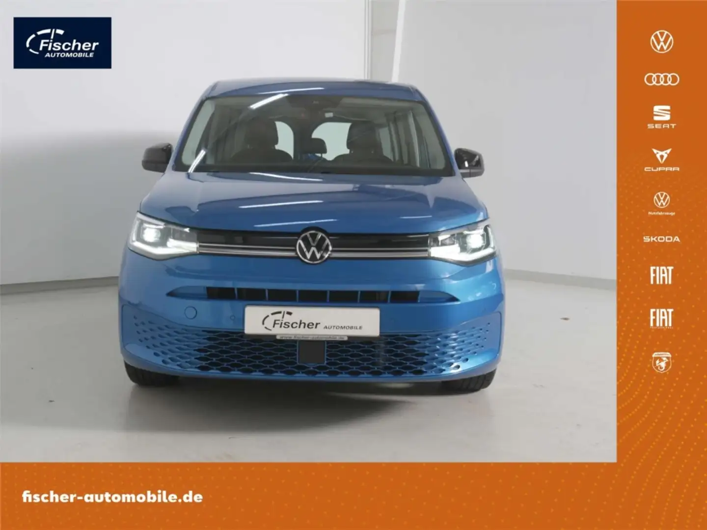 Volkswagen Caddy Kombi 2.0 TDI Style DSG AHK/LED/NAV/RFK/SH Blauw - 1