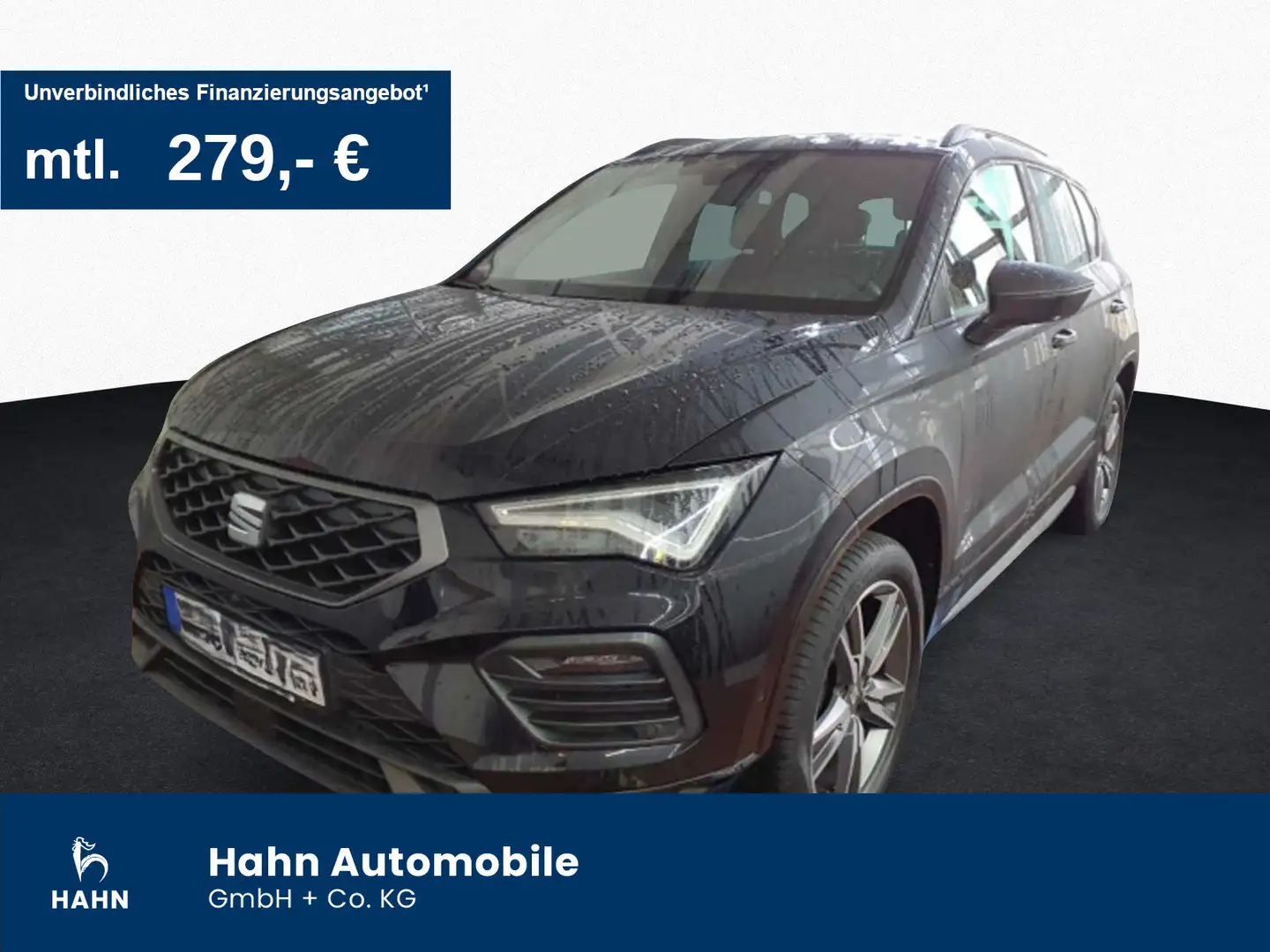 SEAT Ateca 2.0TSI DSG FR 4Drive AHK Navi ACC 360° LED Schwarz - 1
