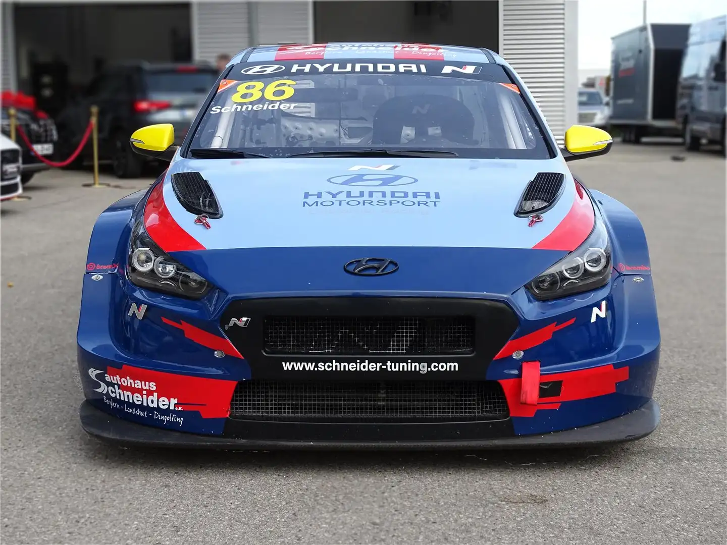 Hyundai i30 N TCR Ex-Michelisz Rennwagen 350PS Blau - 2